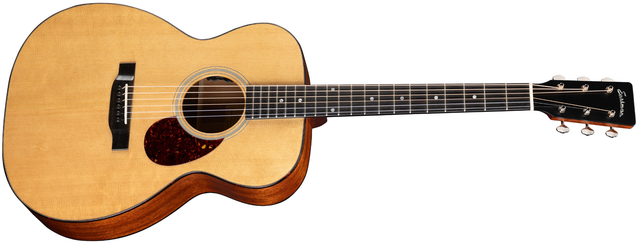 Eastman E1om Deluxe Orchestra Model Epicea Sapele Eb - Thermo-cure Natural - Guitare Folk - Main picture