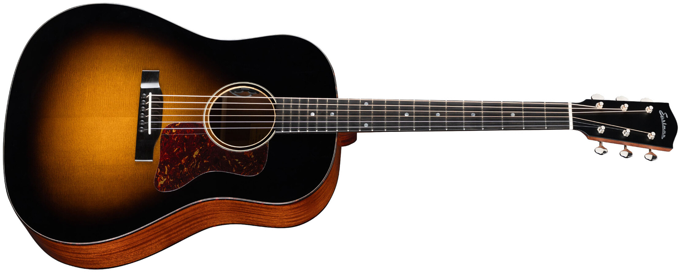 Eastman E1ss Deluxe Traditional Dreadnought Epicea Sapele Eb - Truetone Sunburst Gloss - Guitare Folk - Main picture