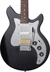 Guitare électrique rétro rock Eastman Fullertone DC '62 - Truetone Satin Moss Black