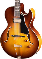 Guitare électrique 3/4 caisse & jazz Eastman Archtop T49/v - Antique goldburst