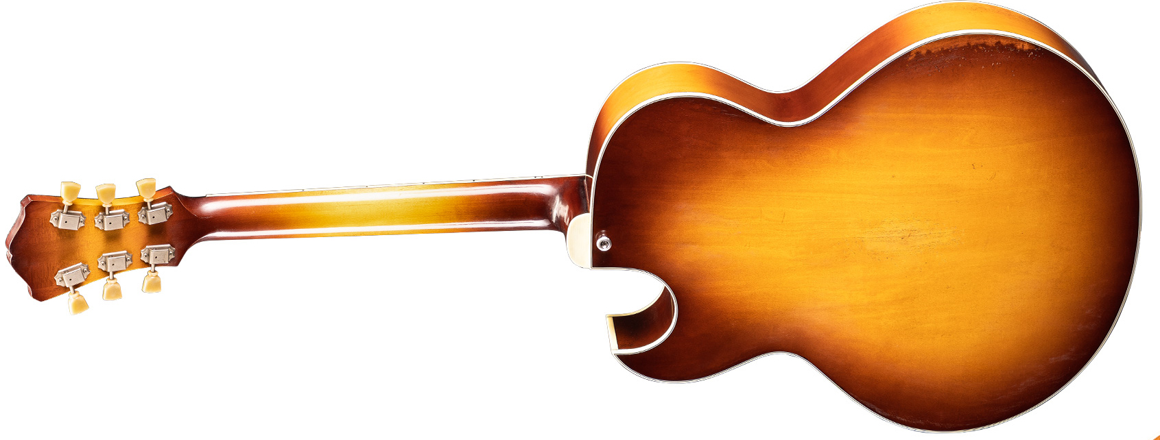 Eastman T49d/v Archtop 1h Lollar Ht Rw - Antique Varnish Goldburst - Guitare Électrique 1/2 Caisse - Variation 1