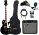 LP100 +Fender Frontman 20G +Accessories - black