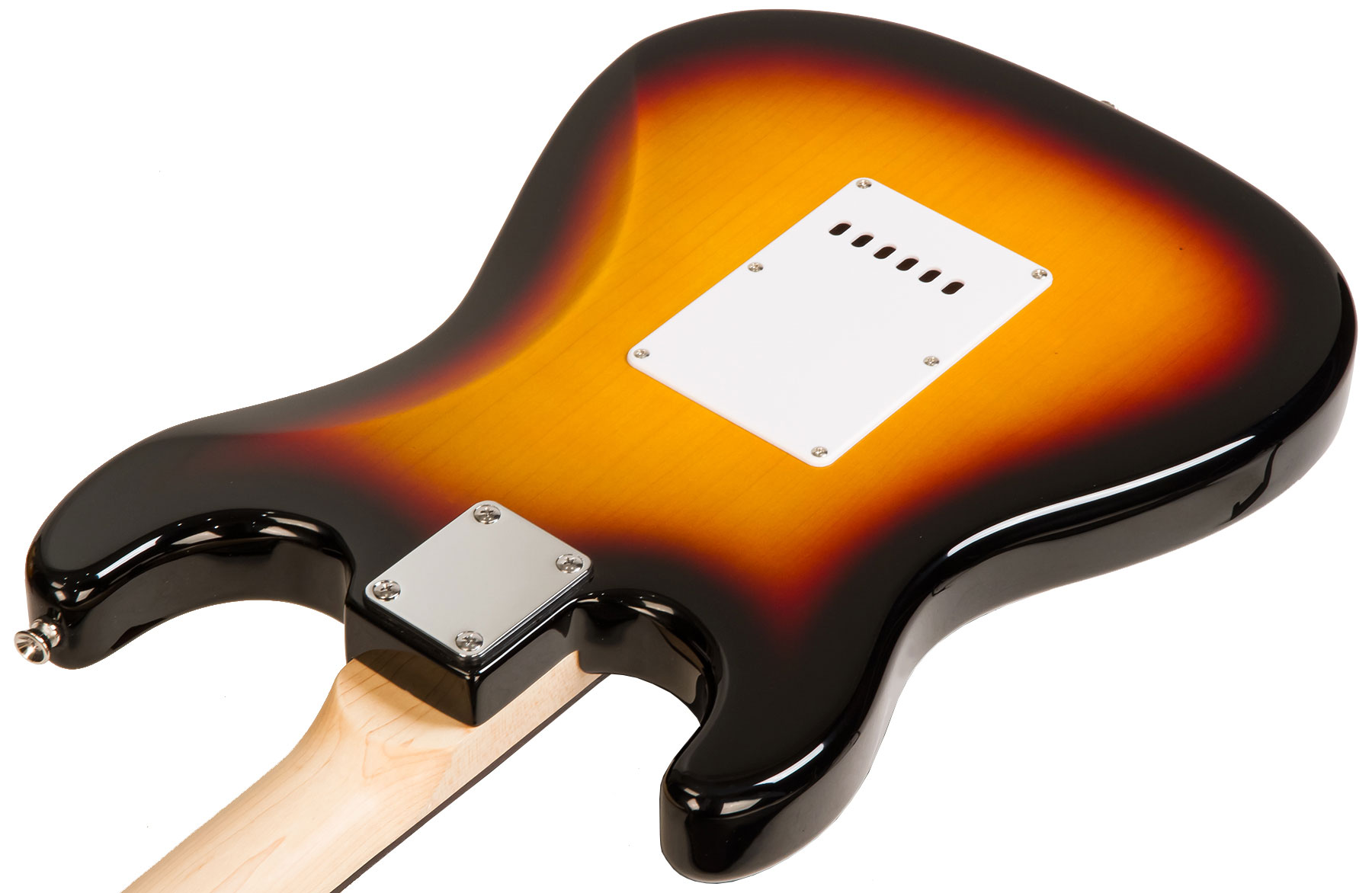 Eastone Str70 +fender Frontman 20g +cable +clip-on Tuner +mediators +housse +courroie - 3 Tone Sunburst - Pack Guitare Électrique - Variation 2