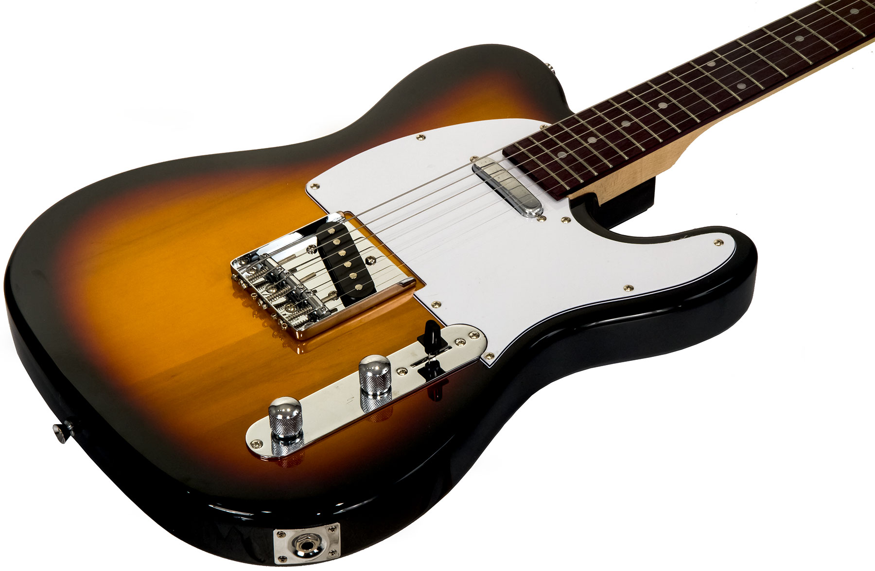 Eastone Tl70 +fender Frontman 20g +cable +clip-on Tuner +mediators +housse +courroie - 3 Tone Sunburst - Pack Guitare Électrique - Variation 1