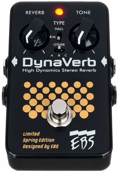 Ebs Dynaverb Black Label Se V2 - Pedale Chorus / Flanger / Phaser / Modul. / Trem. - Main picture