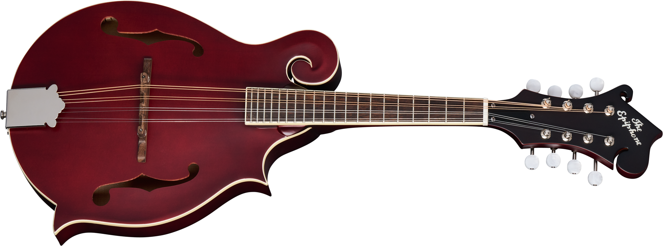 Epiphone F-5 Studio Insp. By Gibson Original - Wine Red Satin - Mandoline - Main picture