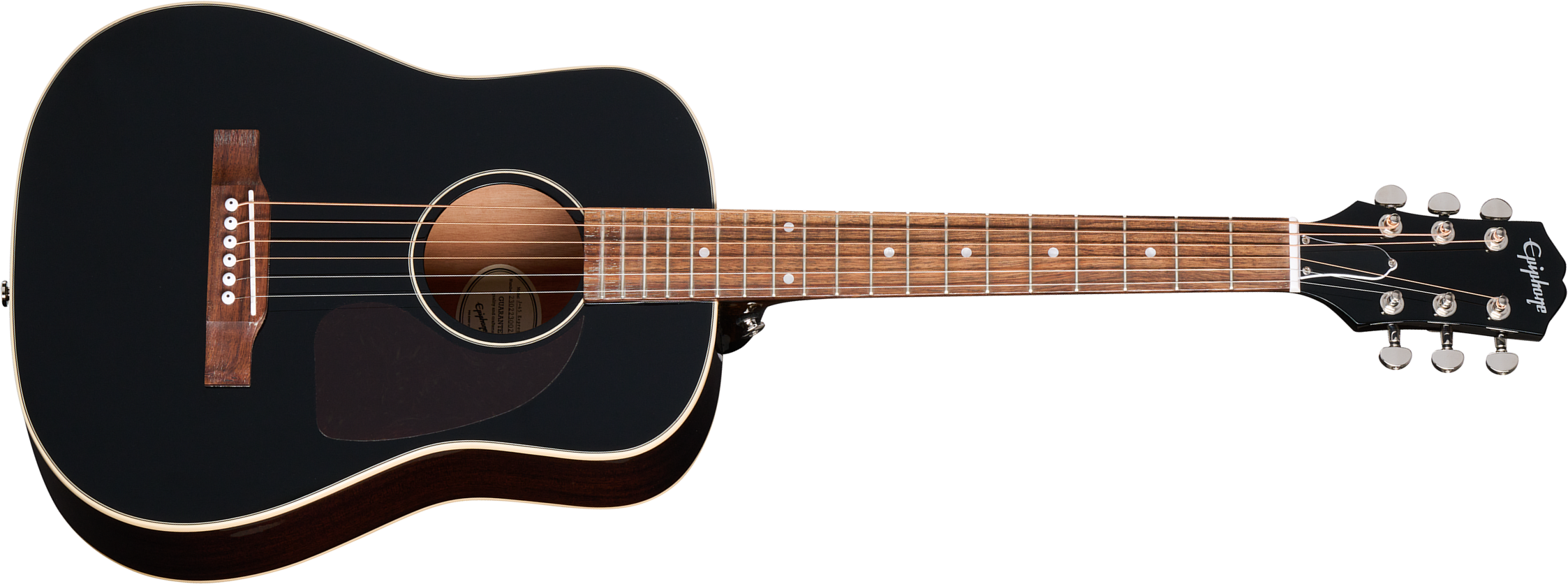 Epiphone J-45 Express Modern Dreadnought 7/8 Shsc Epicea Acajou Lau - Ebony - Guitare Folk - Main picture