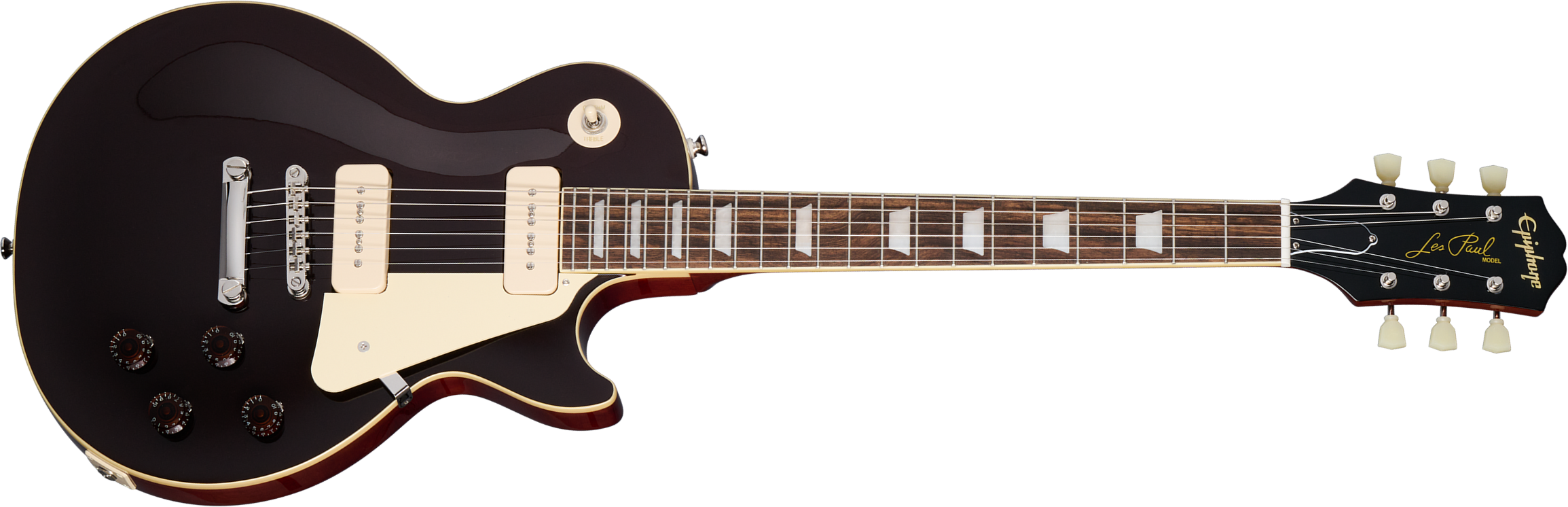 Epiphone Joe Bonamassa Les Paul Standard 1955 Signature 2s P90 Ht Lau - Copper Iridescent - Guitare Électrique Single Cut - Main picture