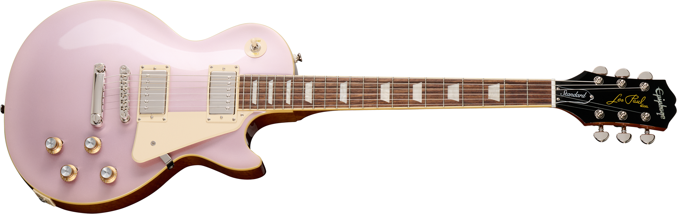 Epiphone Les Paul Standard 60s Insp. By Gibson 2h Ht Lau - Heather Poly - Guitare Électrique Single Cut - Main picture