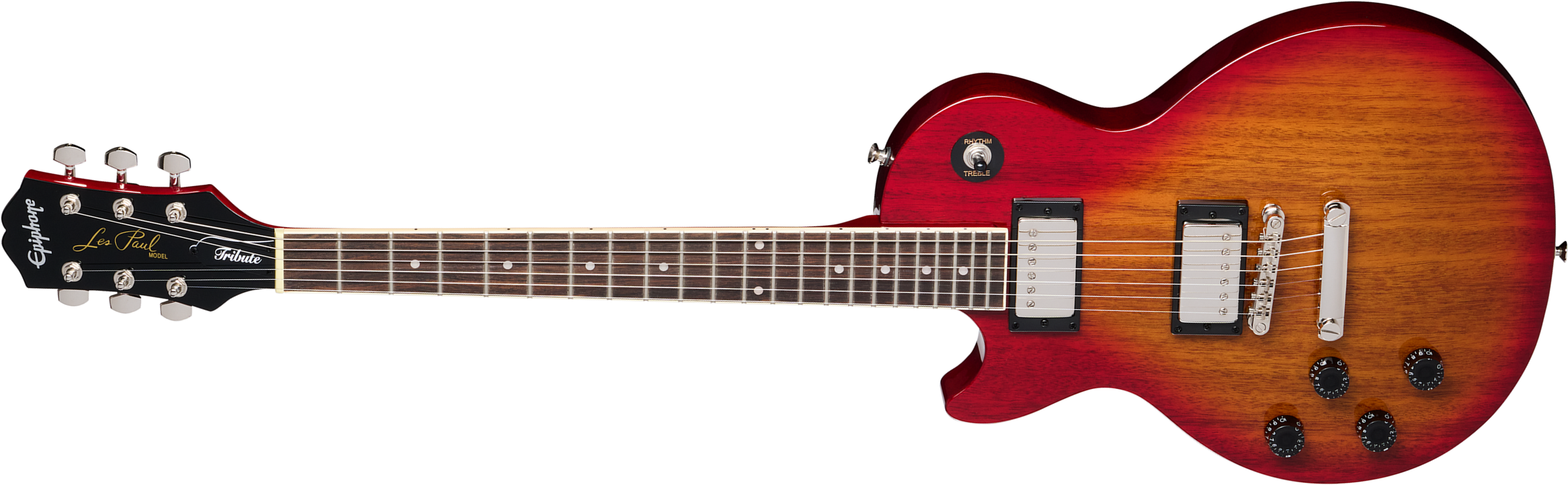 Epiphone Les Paul Tribute Lh Inspired By / Modern Gaucher 2h Ht Lau - Heritage Cherry Sunburst - Guitare Électrique Single Cut - Main picture