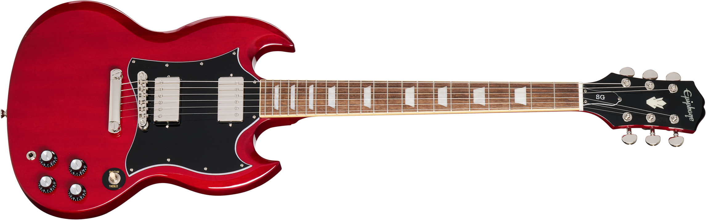 Epiphone Sg Standard Insp. By Gibson 2h Ht Lau - Cherry - Guitare Électrique Double Cut - Main picture