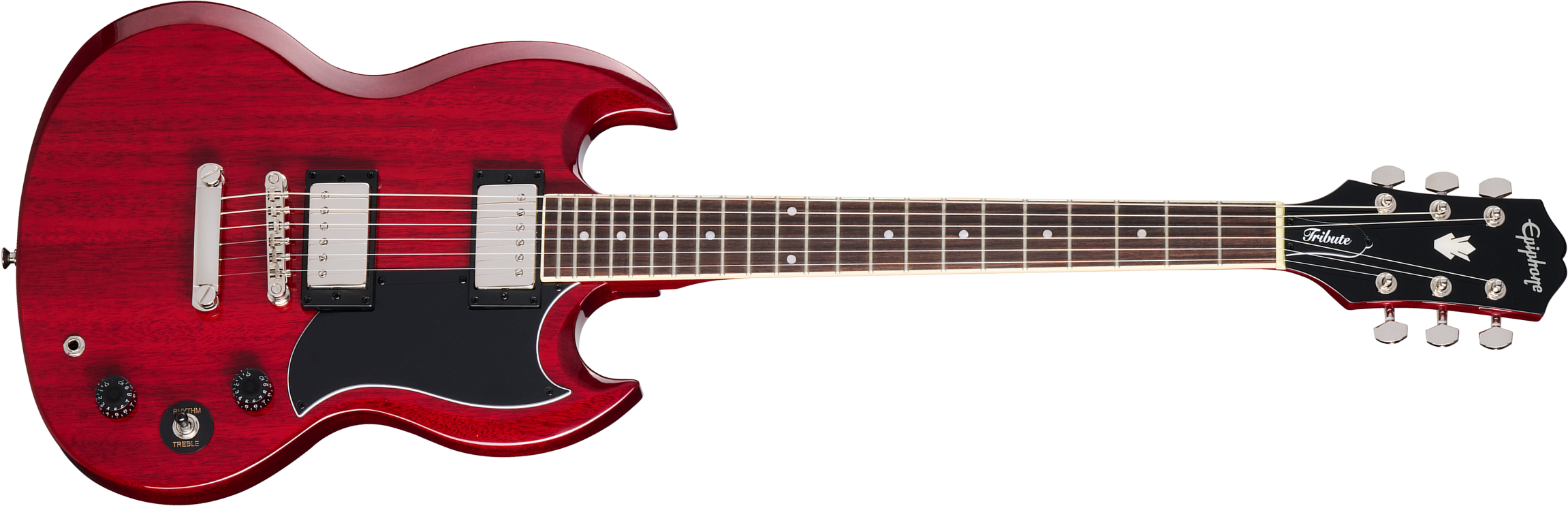 Epiphone Sg Tribute Sg Prophecy Inspired By / Modern 2h Ht Lau - Cherry - Guitare Électrique Double Cut - Main picture