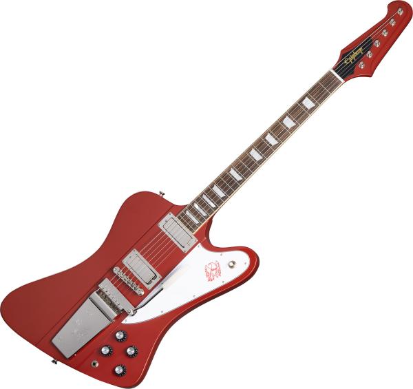 Epiphone 1963 Firebird V With Mastro Vibrola - ember red Retro rock ...