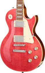 Guitare électrique single cut Epiphone Les Paul Standard 60s Figured - Fuchsia