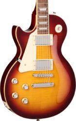 Guitare électrique single cut Epiphone Les Paul Standard 60s Figured LH - Iced Tea Burst