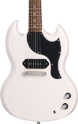 Guitare électrique double cut Epiphone YUNGBLUD SG Junior Ltd - Classic white