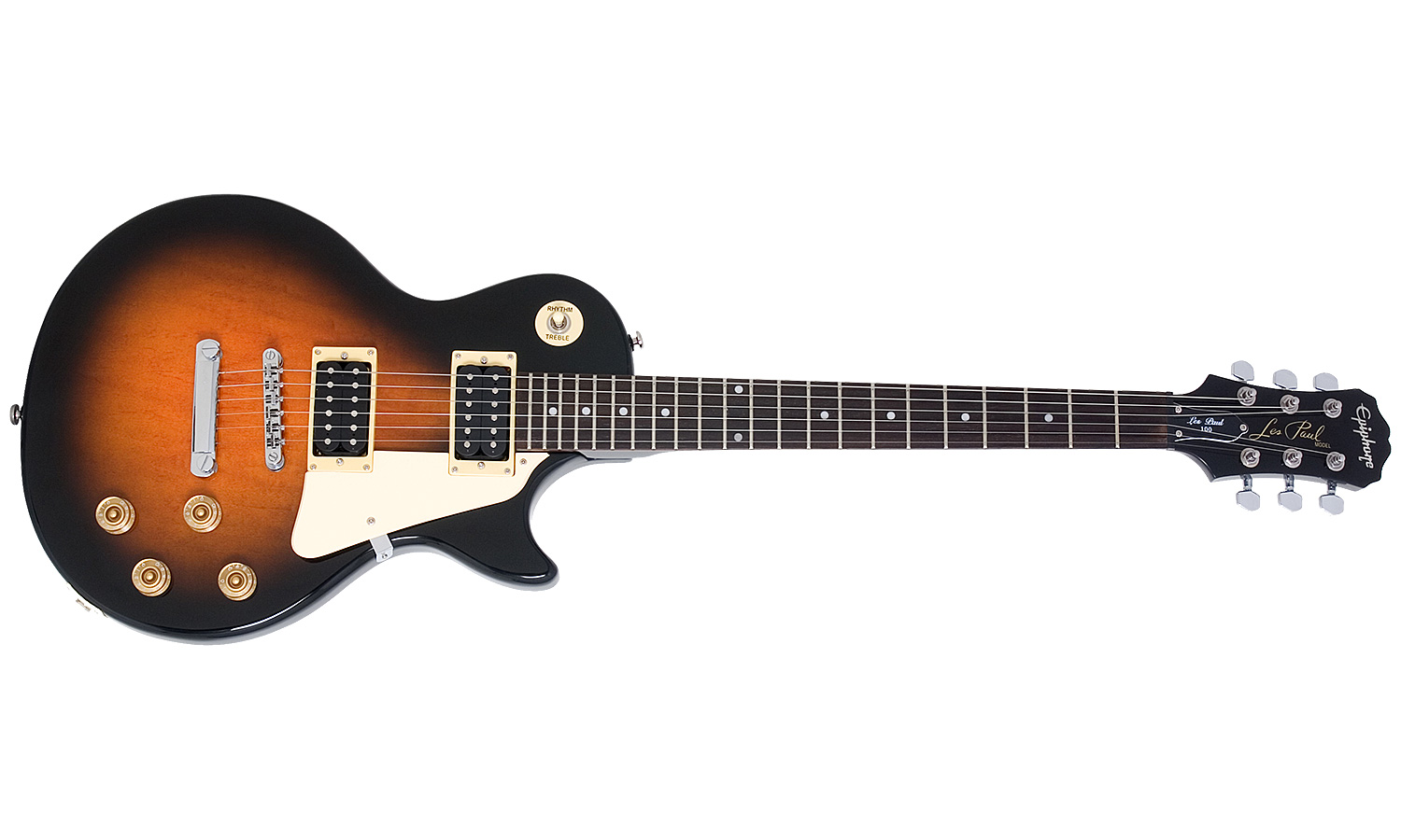 Epiphone Les Paul 100 Ch - Vintage Sunburst - Guitare Électrique Single Cut - Variation 1