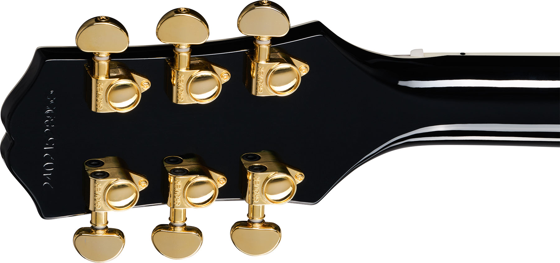 Epiphone Les Paul Custom Insp. By Gibson Original 2h Ht Eb - Ebony - Guitare Électrique Single Cut - Variation 4