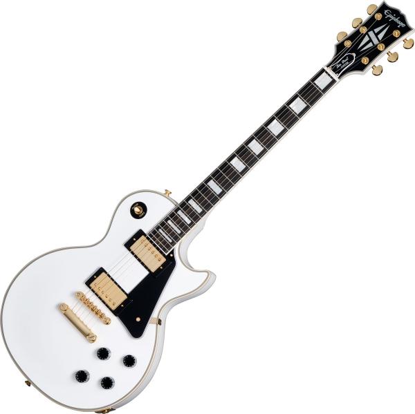 Epiphone Inspired By Gibson Les Paul Custom - alpine white Single cut ...