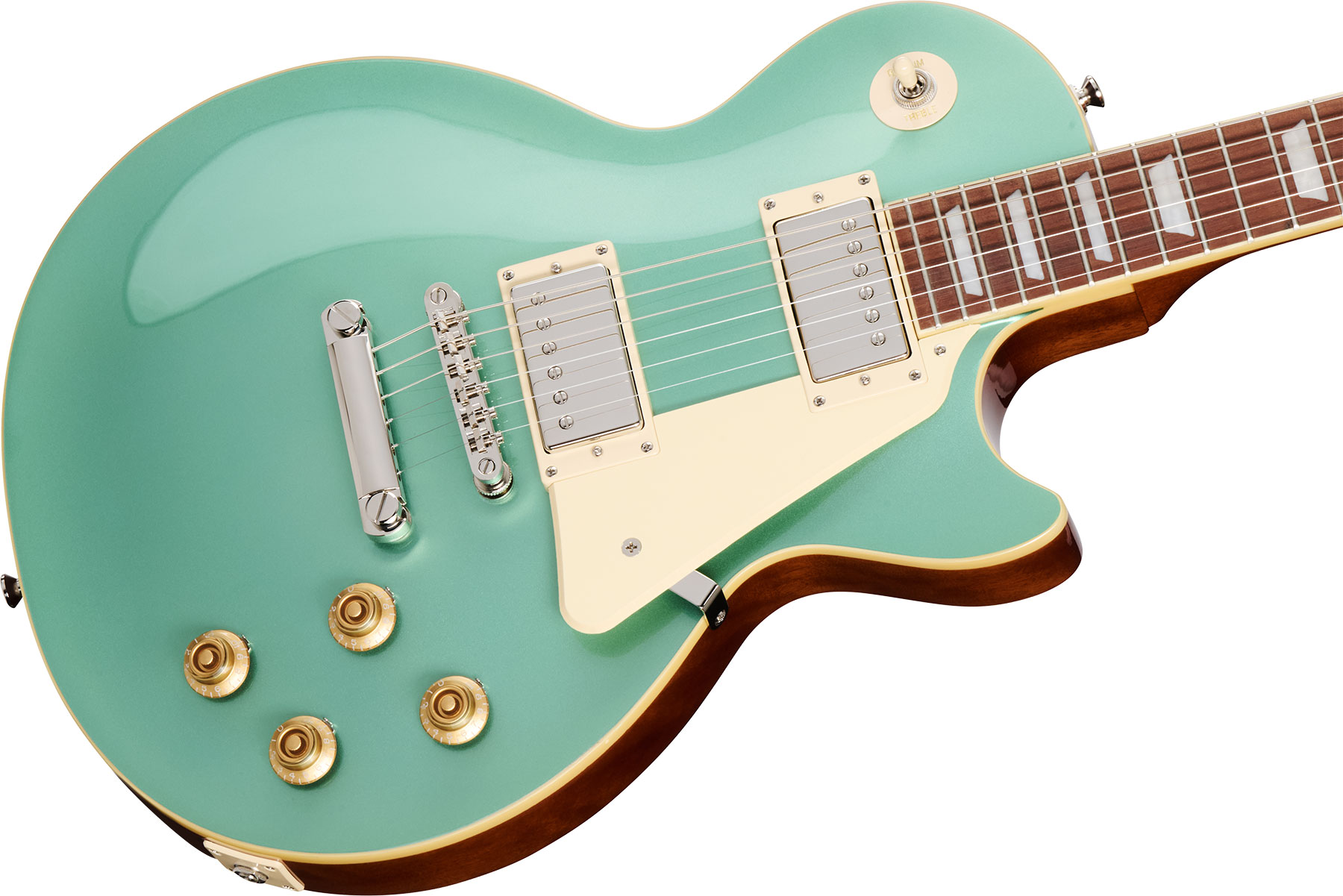 Epiphone Les Paul Standard 50s Insp. By Gibson 2h Ht Lau - Inverness Green - Guitare Électrique Single Cut - Variation 3