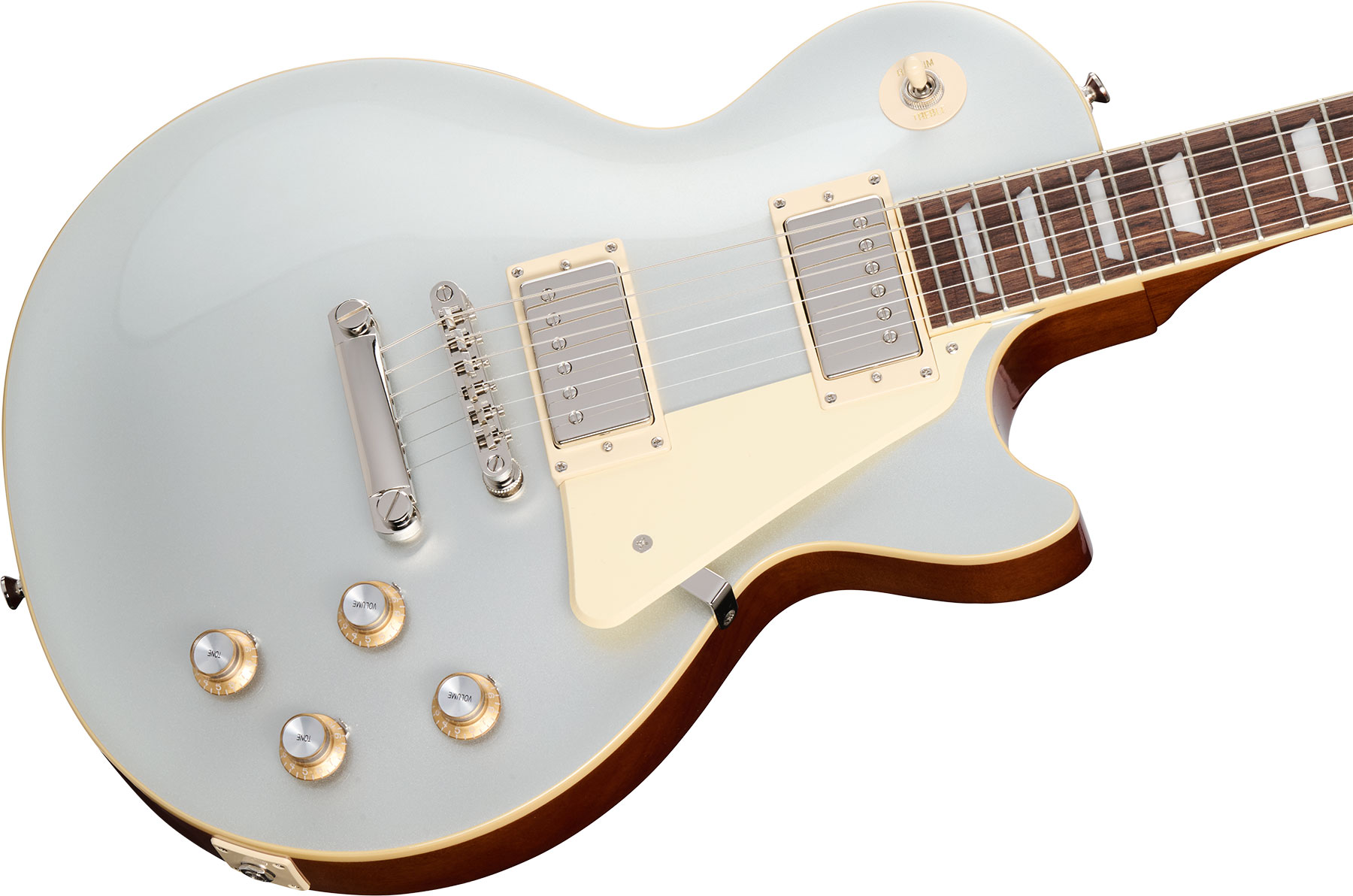 Epiphone Les Paul Standard 60s Insp. By Gibson 2h Ht Lau - Silver Mist - Guitare Électrique Single Cut - Variation 3