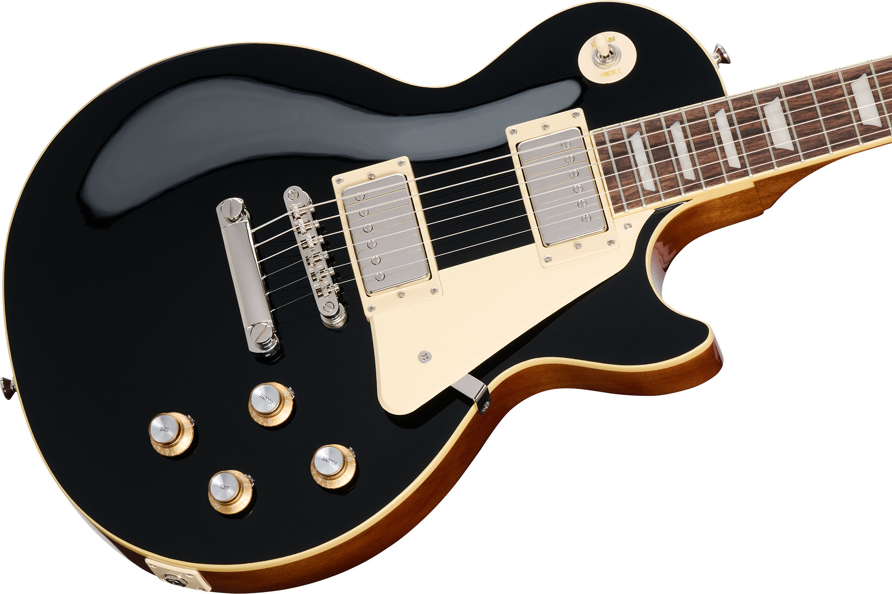 Epiphone Les Paul Standard 60s I.b.g Original 2h Ht Lau - Ebony - Guitare Électrique Single Cut - Variation 3