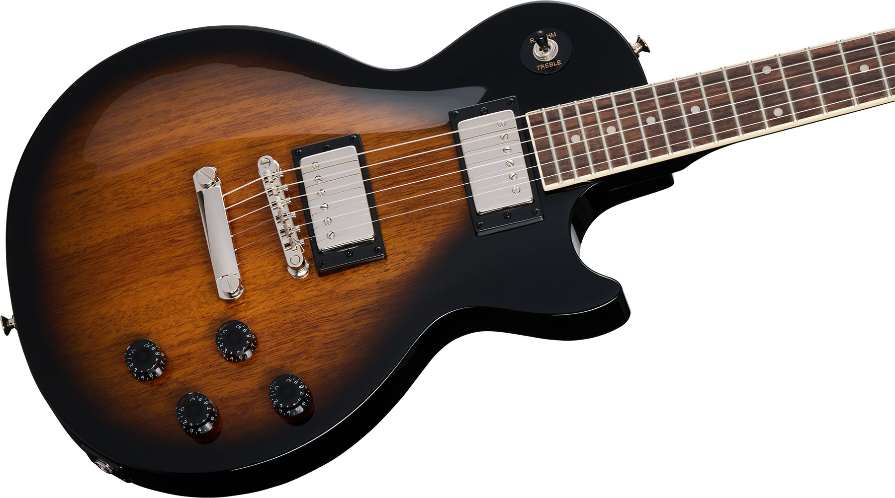 Epiphone Les Paul Tribute Inspired By / Modern 2h Ht Lau - Vintage Sunburst - Guitare Électrique Single Cut - Variation 3