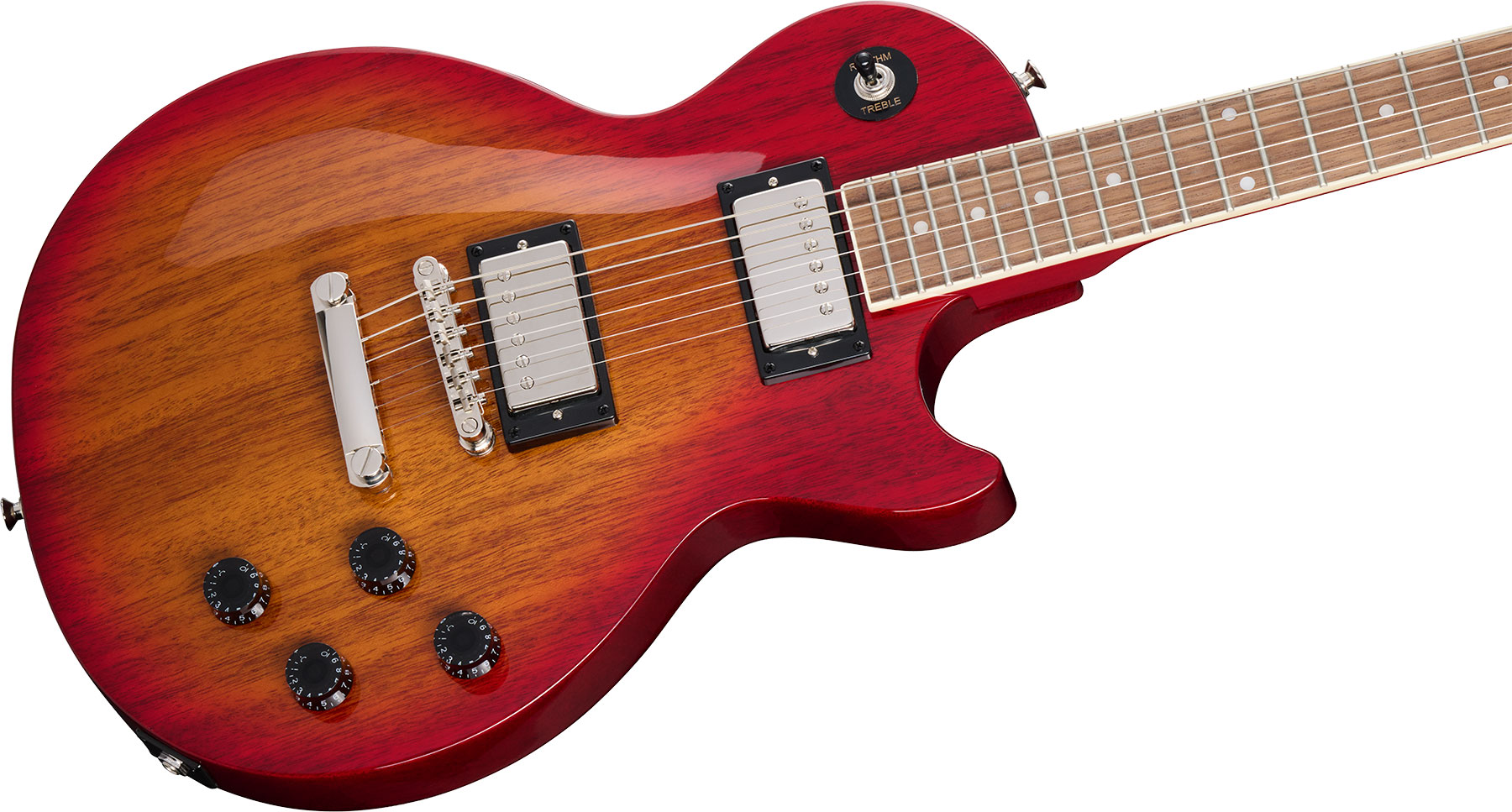 Epiphone Les Paul Tribute Inspired By / Modern 2h Ht Lau - Heritage Cherry Sunburst - Guitare Électrique Single Cut - Variation 3