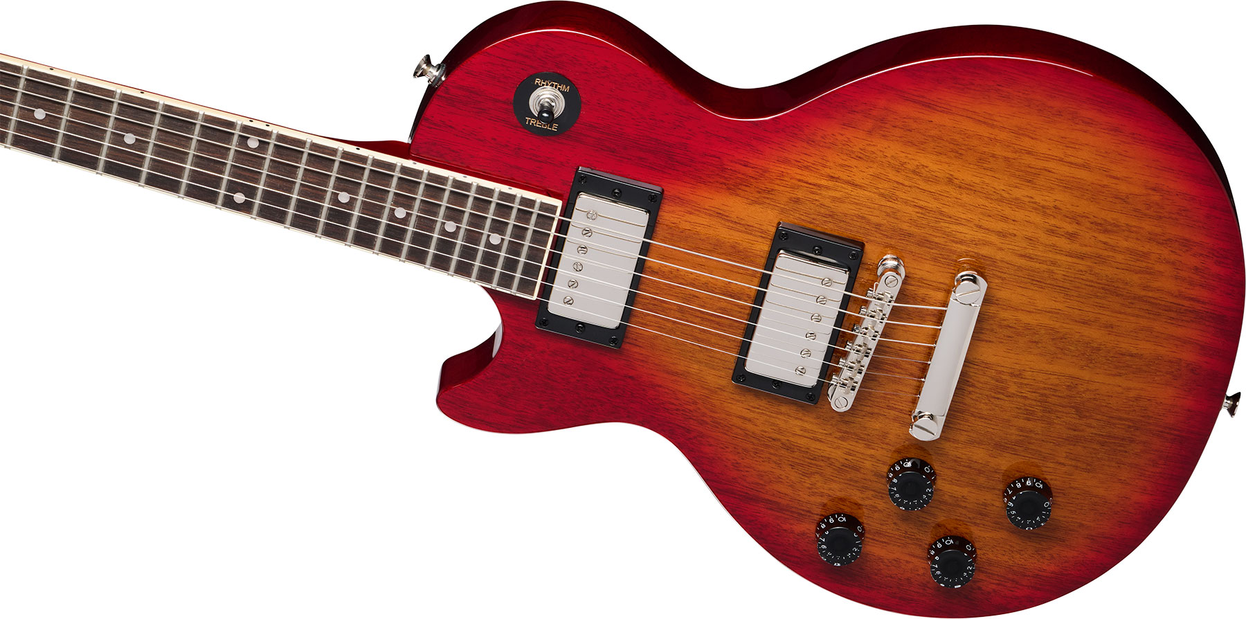 Epiphone Les Paul Tribute Lh Inspired By / Modern Gaucher 2h Ht Lau - Heritage Cherry Sunburst - Guitare Électrique Single Cut - Variation 3