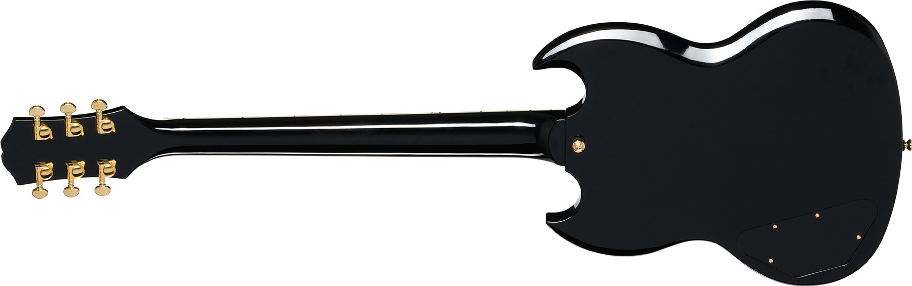 Epiphone Sg Custom Insp. By Gibson Modern 2h Ht Eb - Ebony - Guitare Électrique Double Cut - Variation 1