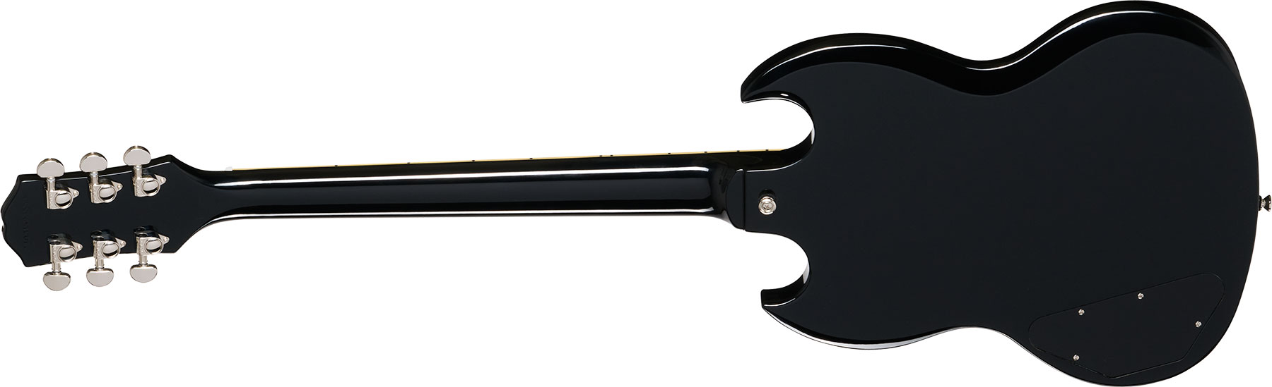 Epiphone Sg Standard I.b. Modern 2h Ht Lau - Ebony - Guitare Électrique Double Cut - Variation 1