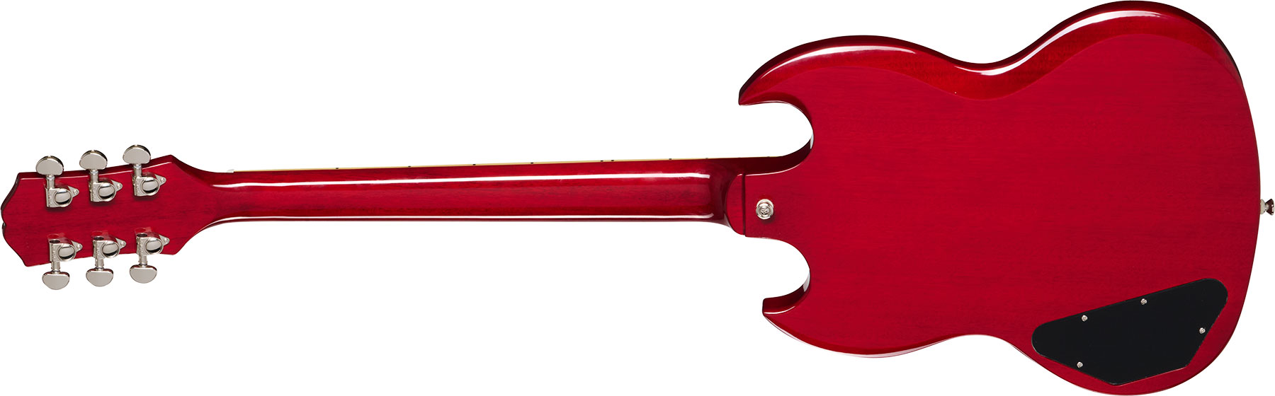 Epiphone Sg Standard Insp. By Gibson 2h Ht Lau - Cherry - Guitare Électrique Double Cut - Variation 1