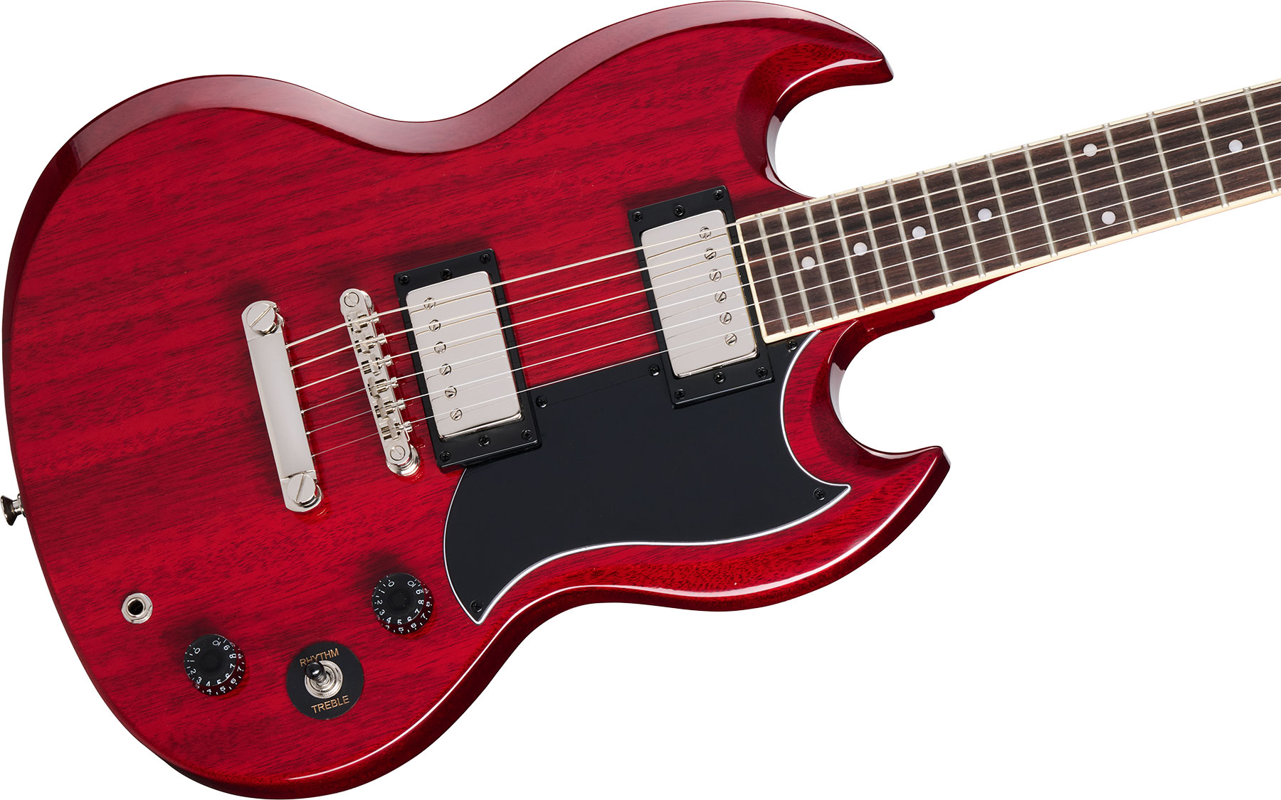 Epiphone Sg Tribute Sg Prophecy Inspired By / Modern 2h Ht Lau - Cherry - Guitare Électrique Double Cut - Variation 3