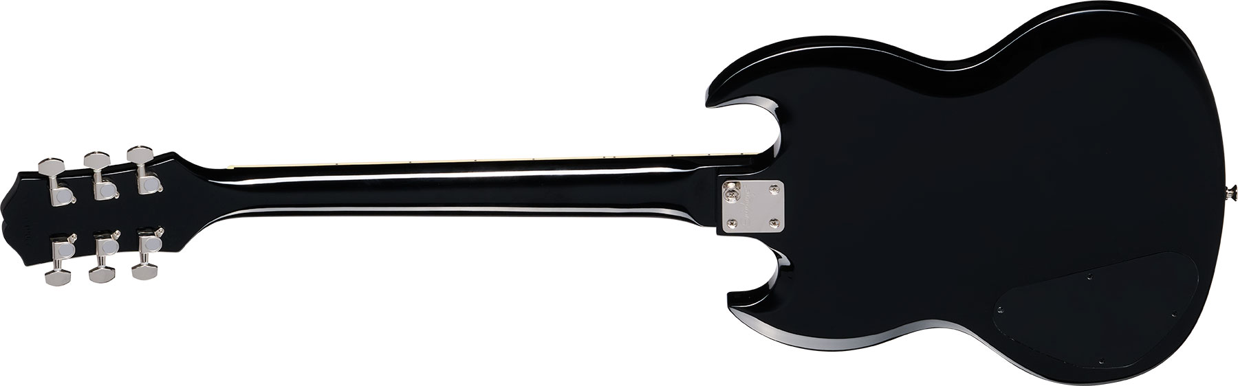 Epiphone Sg Tribute Sg Prophecy Inspired By / Modern 2h Ht Lau - Ebony - Guitare Électrique Double Cut - Variation 6