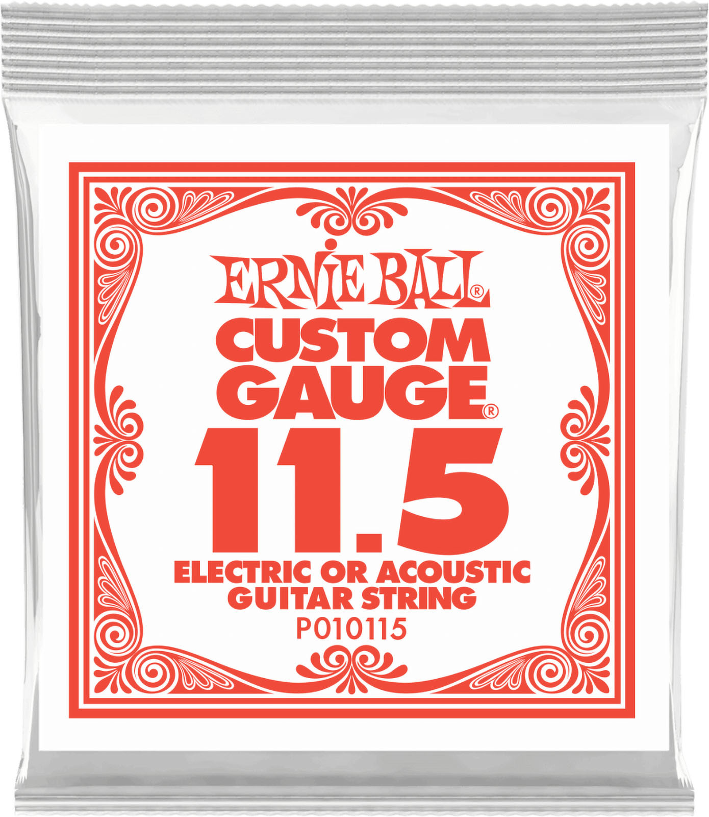 Ernie Ball Jeu De 6 Cordes Slinky Nickel Wound 11,5 - Cordes Guitare Électrique - Main picture