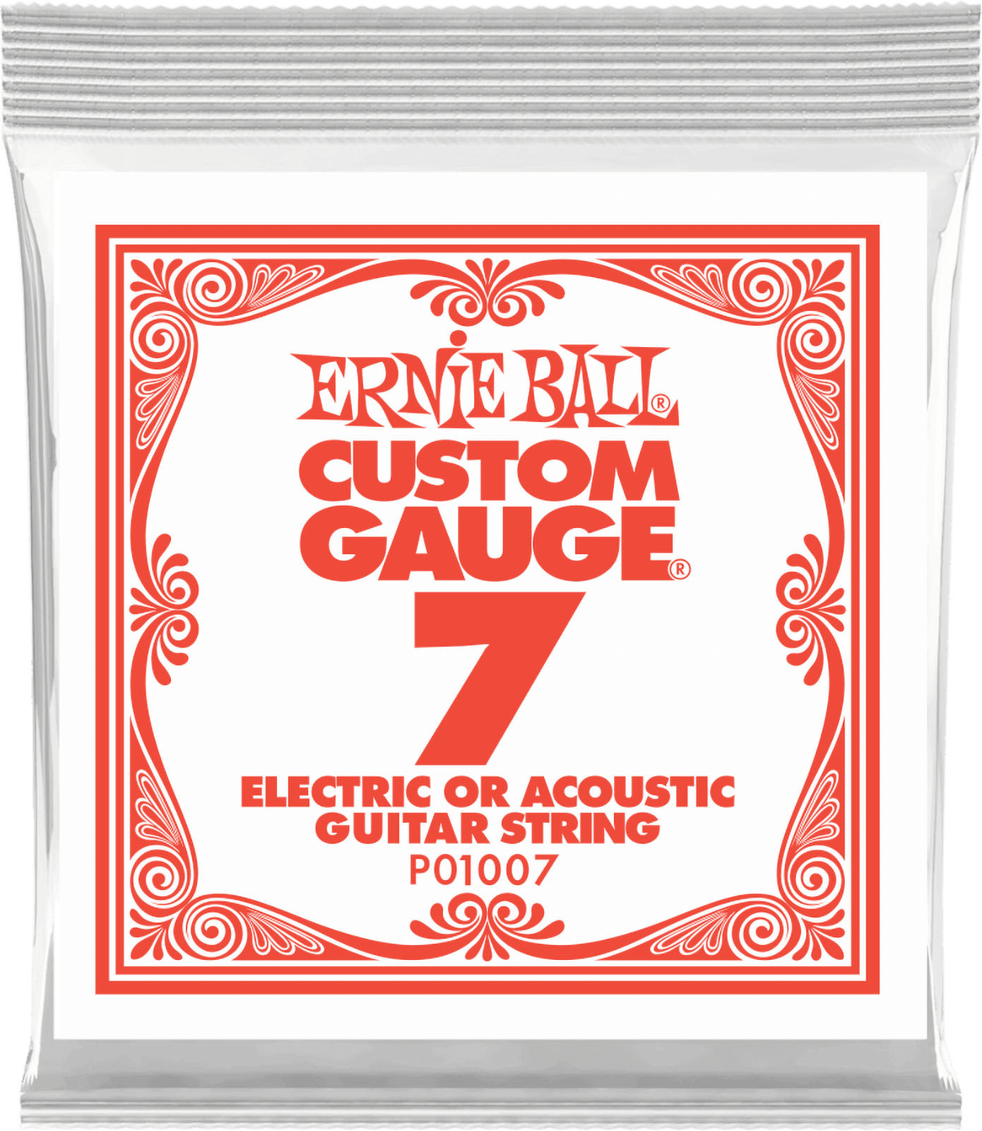 Ernie Ball Corde Au DÉtail Slinky Nickel Wound 7 - Cordes Guitare Électrique - Main picture