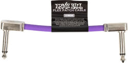 Patch Ernie ball Câble de patch Flex 7,5cm - Violet