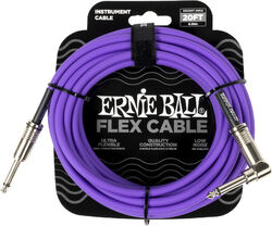 Câble instrument Flex jack/jack coudé 6m violet