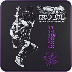 Cordes guitare électrique Ernie ball Slash Signature Electric Guitar 6-String 3-Set P03820 10-48 - Jeu de 6 cordes