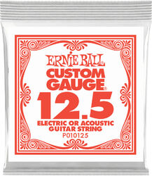 Cordes guitare électrique Ernie ball Slinky nickel wound 12,5 - Corde au détail