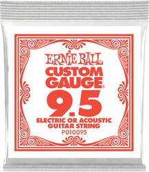 Cordes guitare électrique Ernie ball Slinky nickel wound 9,5 - Corde au détail