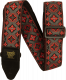 Jacquard 2-inches Guitar Strap - Red King