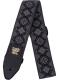 Jacquard Guitar Strap - Regal Black