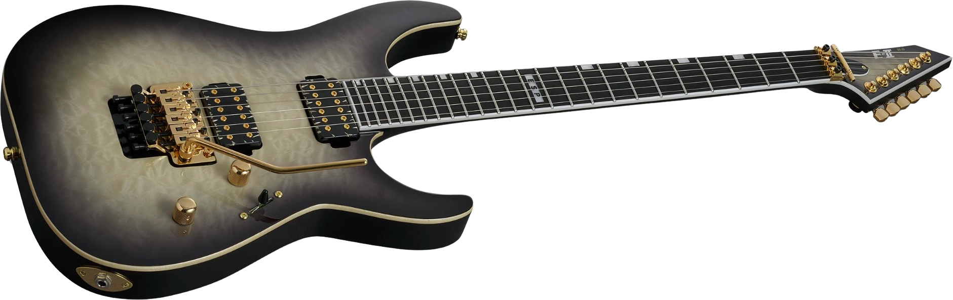 Esp E-ii M-ii Jap 2h Bare Knuckle Fr Eb - Black Natural Burst - Guitare Électrique MÉtal - Variation 1