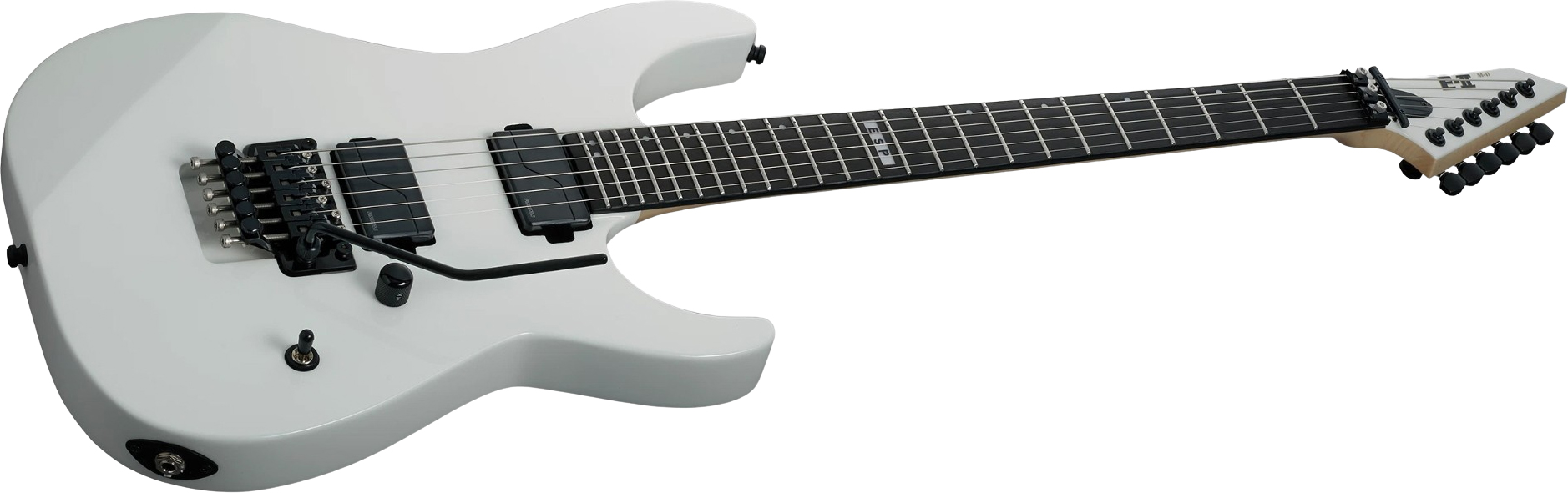 Esp E-ii M-ii Neck Thru Jap 2h Fr Eb - Snow White - Guitare Électrique MÉtal - Variation 1