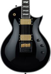 Guitare électrique single cut Esp E-II Eclipse Full Thickness EverTune (Japan) - gloss black