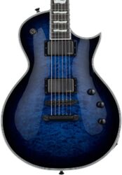 Guitare électrique single cut Esp E-II Eclipse (Japan) - Reindeer Blue