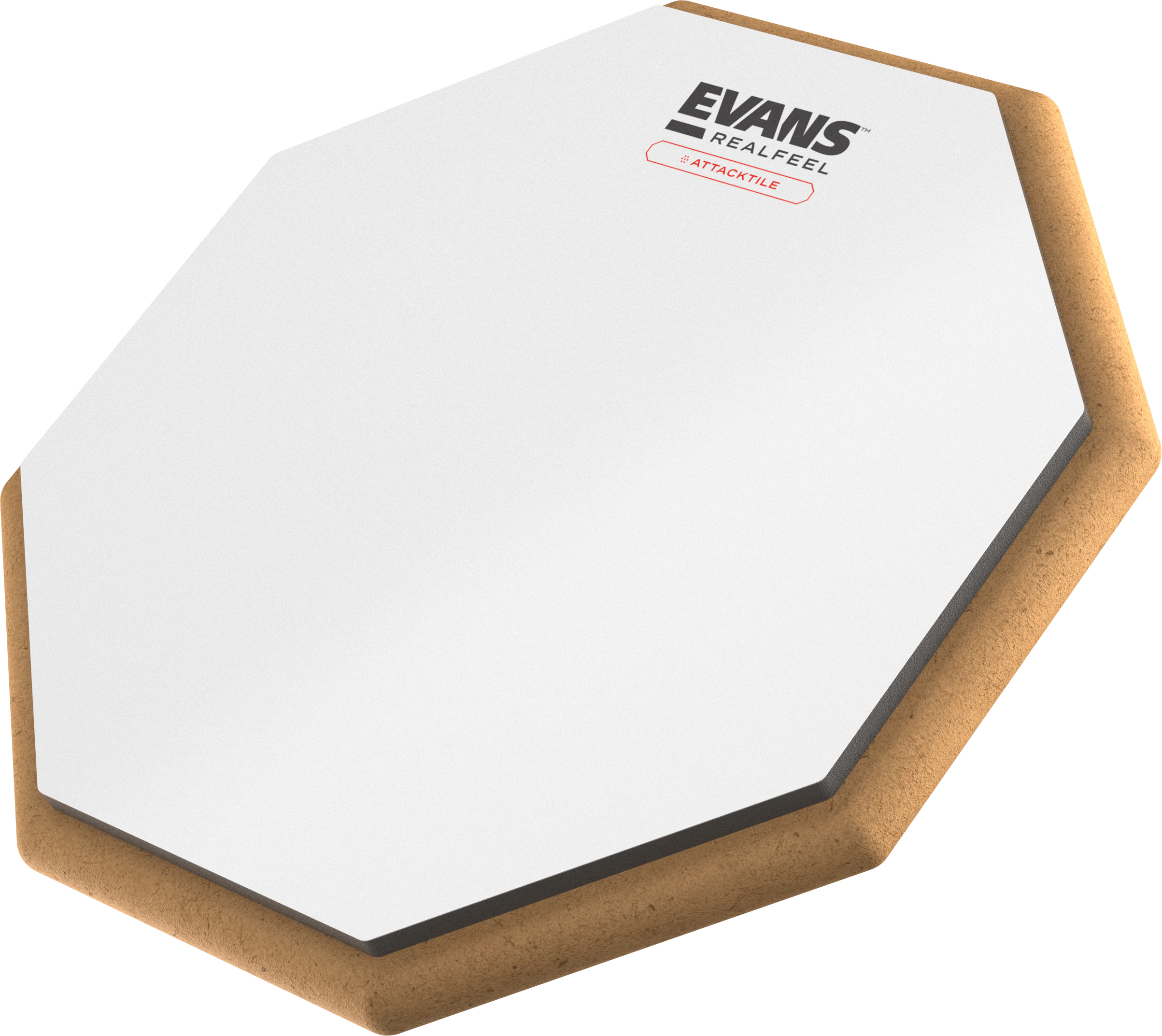 Evans Rf10g  Realfeel Attacktile - Pad Entrainement Batterie - Main picture