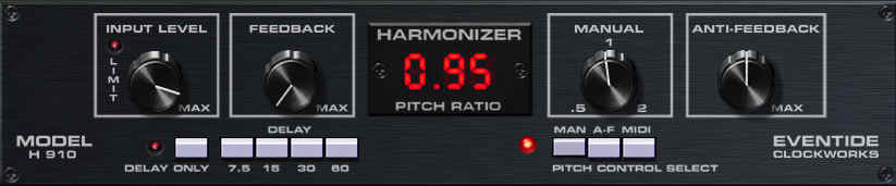eventide h910 harmonizer setup