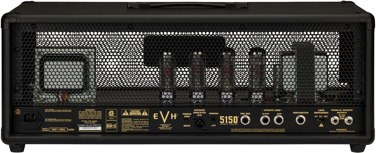 Evh 5150 Iconic El34 80w Head - Ampli Guitare Électrique TÊte / PÉdale - Variation 2